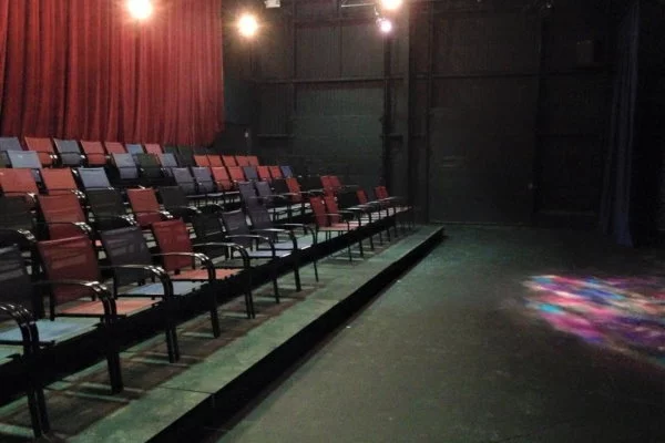 The seating area of Ground Floor Theatre